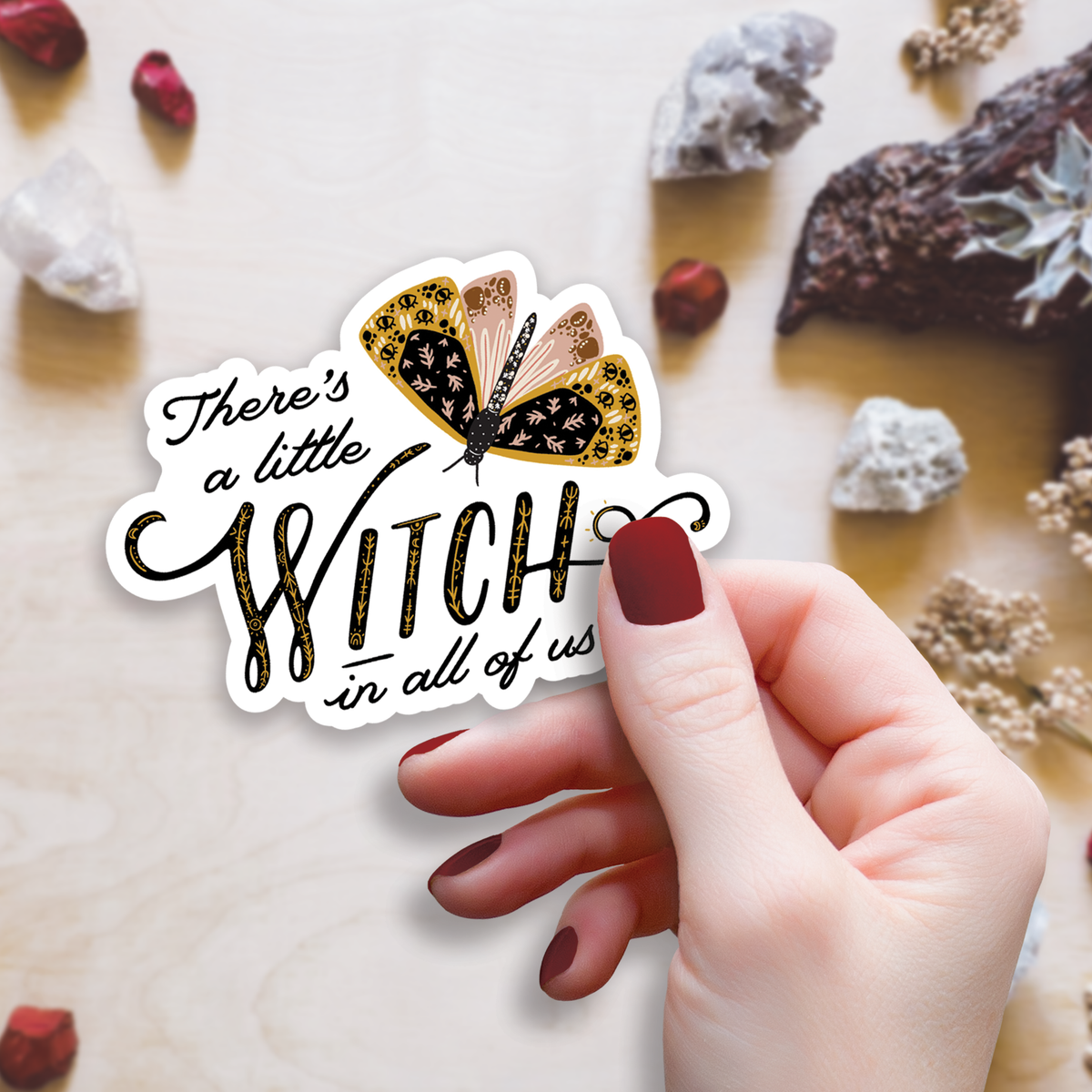 Little Witch In All Of Us Sticker, 3-inch